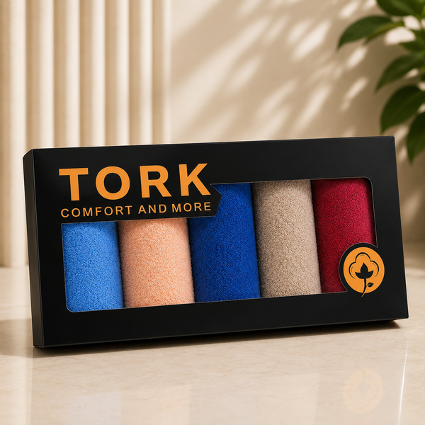 Comfort Collection TORK bedding set with soft, plush pillows and cozy duvet in a stylish bedroom setup.