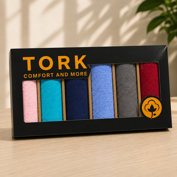 Royal Collection display by TORK featuring elegant packaging and luxurious design elements.